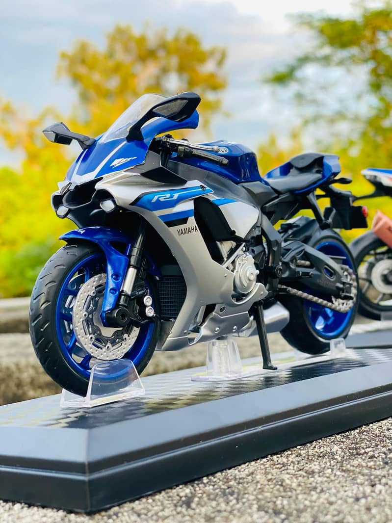 Kawasaki Ninja H2 supersport bike H2R scale motorcycle Diecast 16