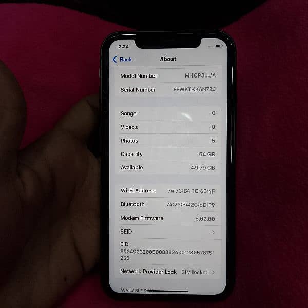 i phone 11 non PTA all ok 10 by 10 64GB with cabel 1