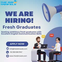 we are hiring fresh graduate