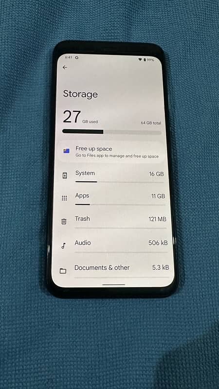 GOOGLE PIXEL 4 6gb 64gb single sim black speaker minor noisy. 7