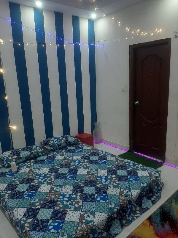 Dha Phase 6 Muslim commerical Flats 2Beds 3&4Floor unfurni or semifurn 4