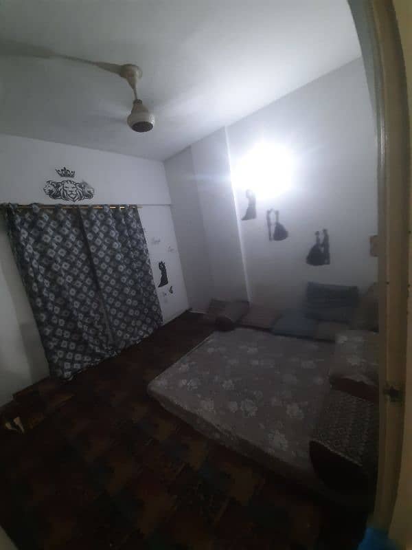 Dha Phase 6 Muslim commerical Flats 2Beds 3&4Floor unfurni or semifurn 9