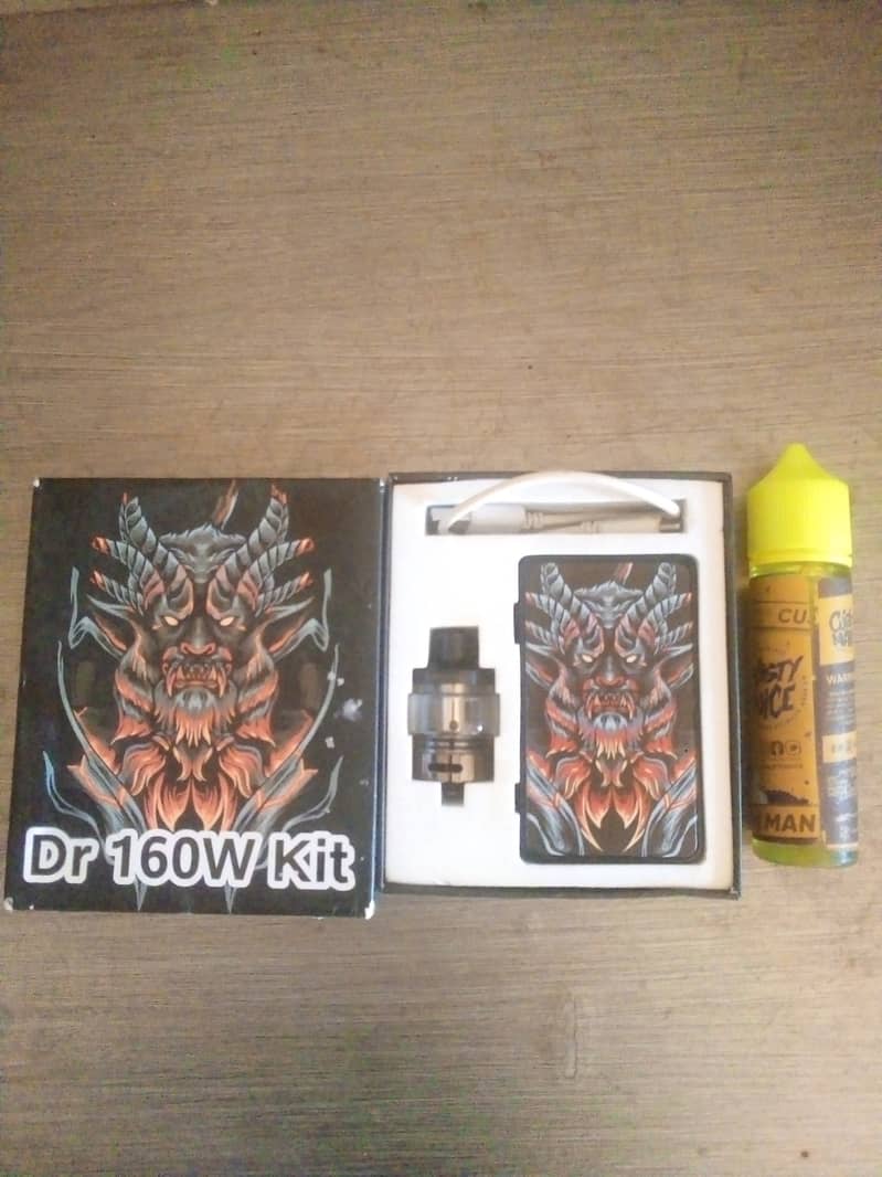 Dr 160W kit vodpod Vape, with brand new unused 60 ml filler 1