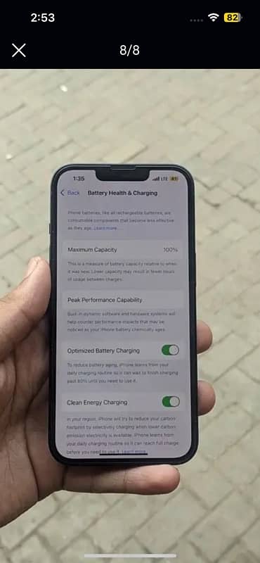 iPhone 13.10:10 condition    battery health  100 1