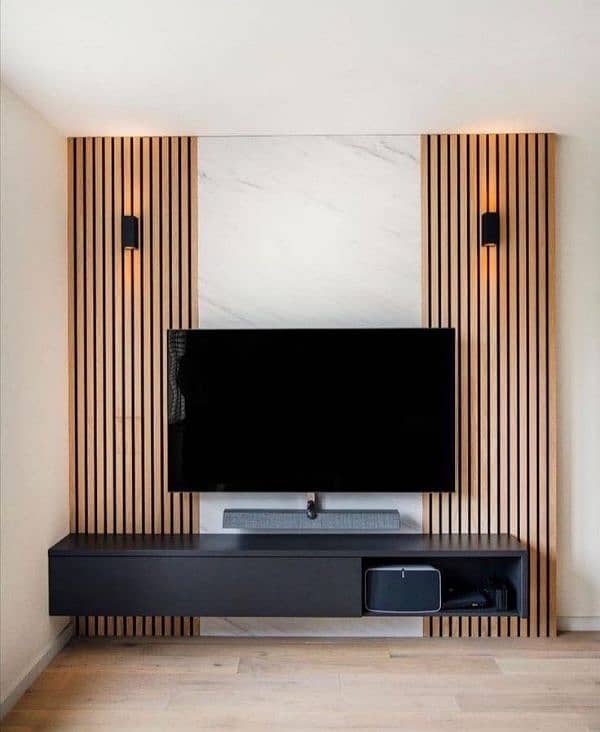 Tv Rack & Pvc panel 3d panel & wpc Panel WhatsApp Countact 03009874271 9