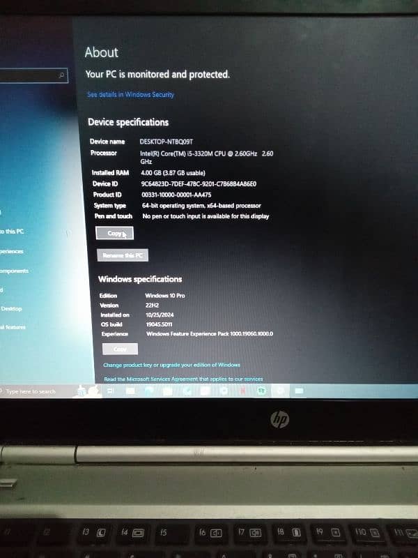 HP laptop 320gb without any fault 5