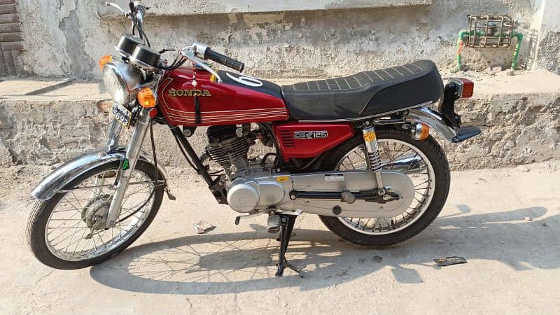 Honda 125 cc model 1982 10