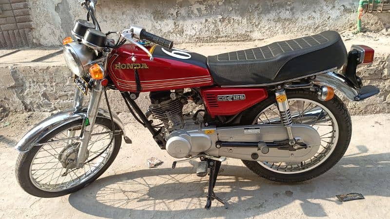 Honda 125 cc model 1982 12