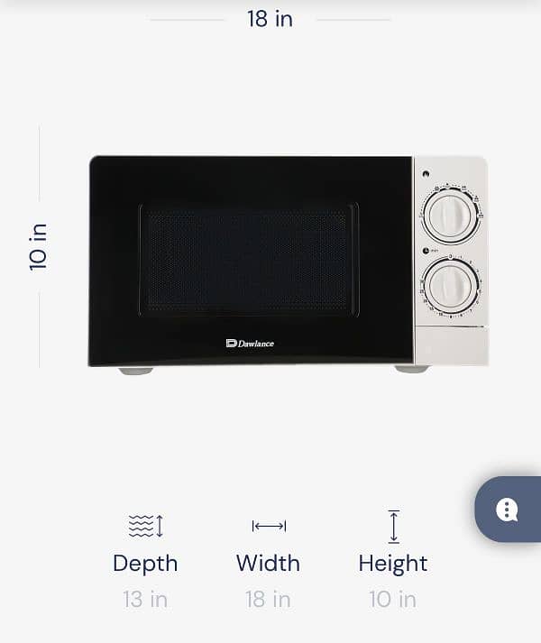 Dawlance brand DW-220 S SOLO Heating Microwave Oven 1