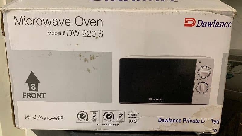 Dawlance brand DW-220 S SOLO Heating Microwave Oven 4