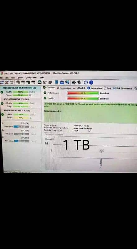 1TB WESTERN DIGITAL HARD DRIVE For Sale 1