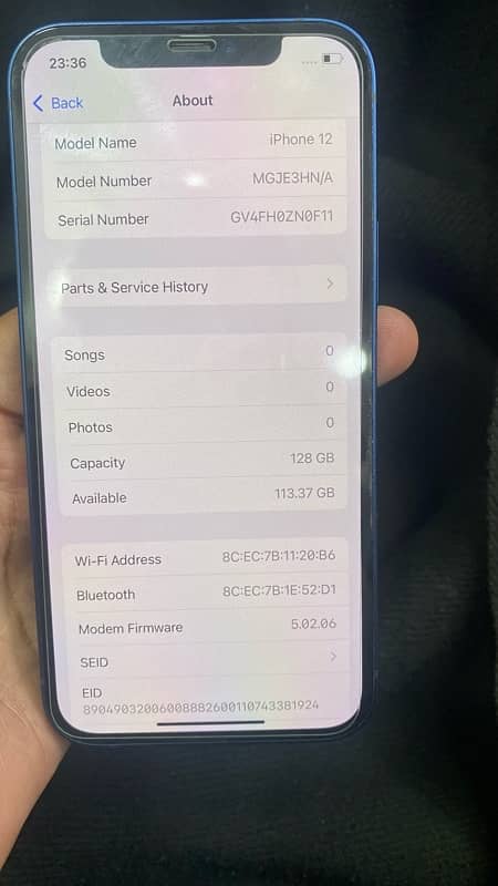 iPhone 12 (128GB) PTA approved 5