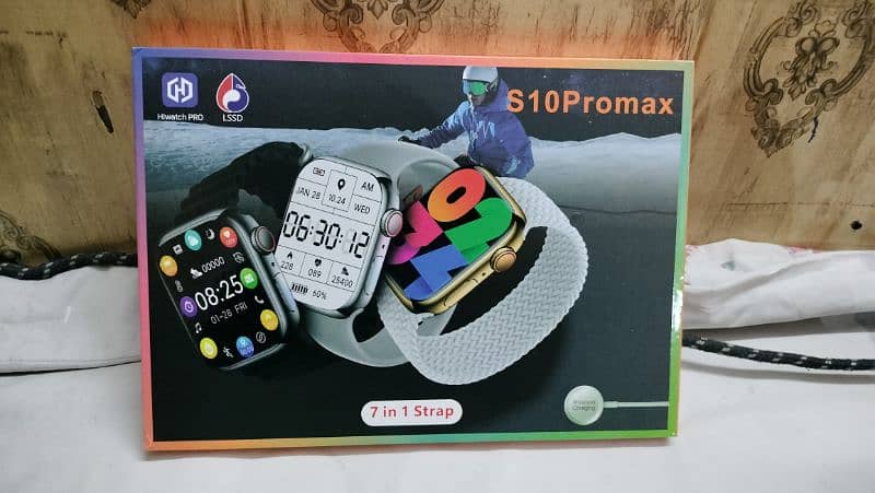 new smar watch S10 pro max 7 in 1 strap and Mobile repairing boy need 1