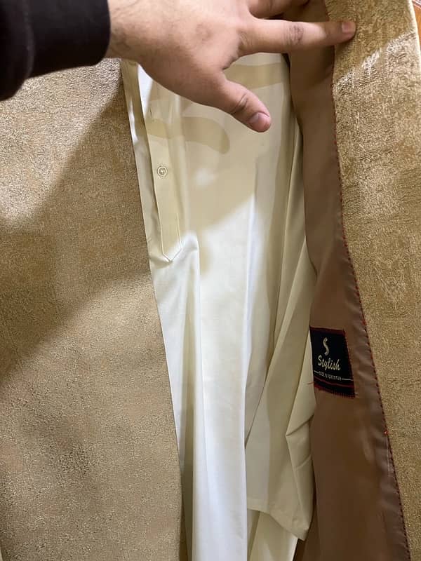 Shirwani for sale just  two hour use brand new condition 1