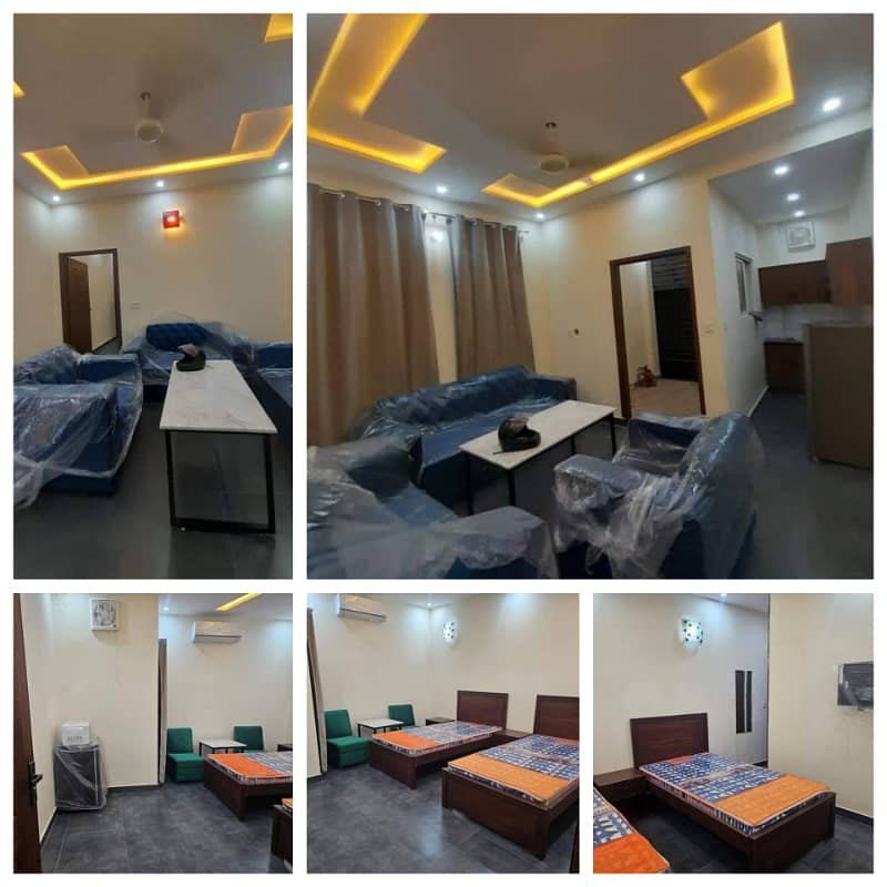 1Bed Lounge Furnished Ground Floor Available For Rent In New Super Town 9