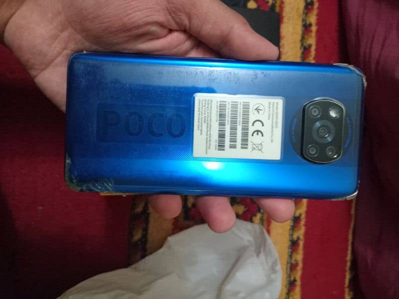 Poco x3 NFC 6gb/128gb. . in good Condition with box 1