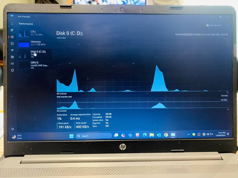 HP 250 G8 NoteBook i3-11 Gen 3