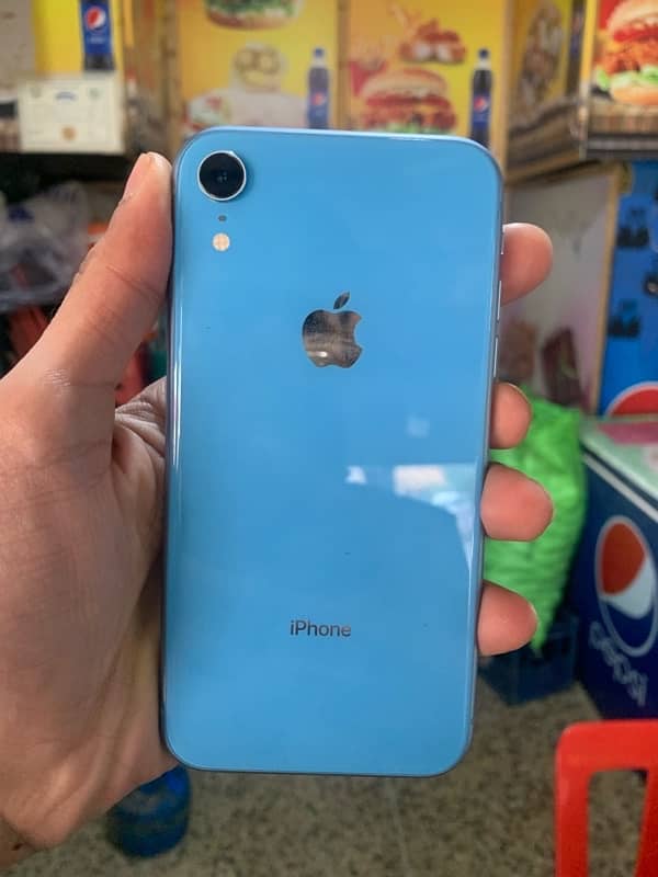 iphone xr Non Pta 64Gb Blue color 2