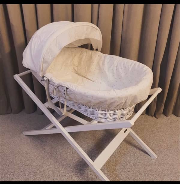 Moses basket crib baby cot john Lewis 1