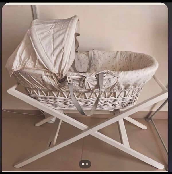 Moses basket crib baby cot john Lewis 3