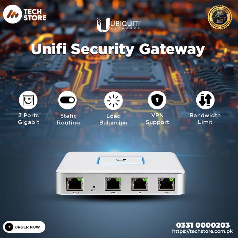 Ubiquiti UniFi Security Gateway (USG) 4 Ports (Branded Used) 0