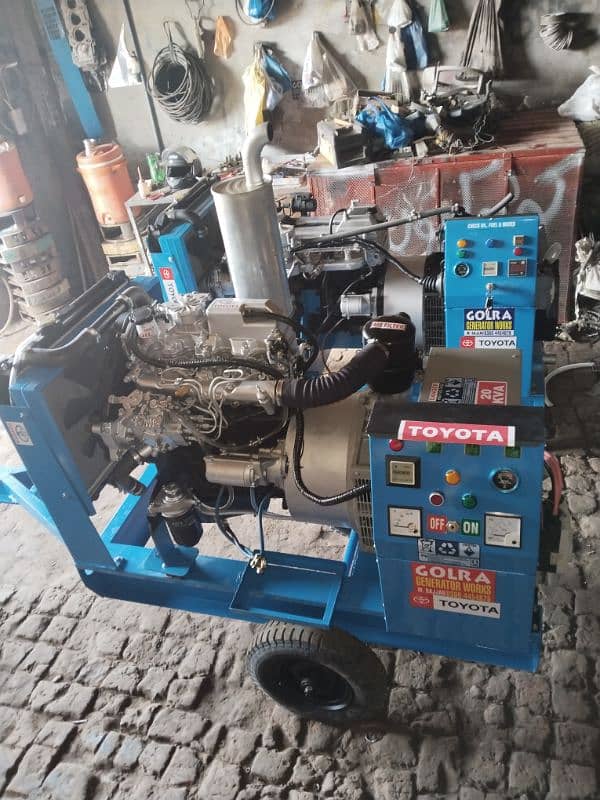 20kva diesel  generator Toyota 2D engine 2000cc denmo Stamford 2