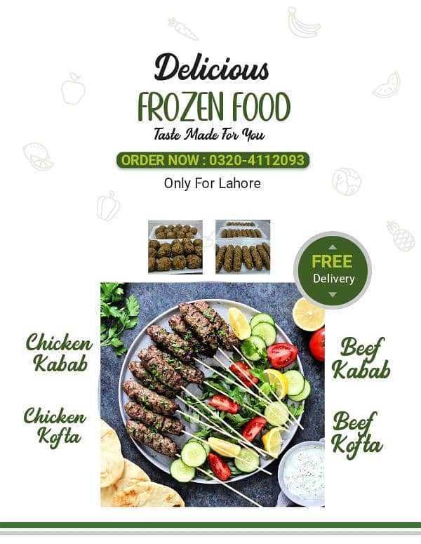 Frozen kabab cutlets shami kabab and kofta 0