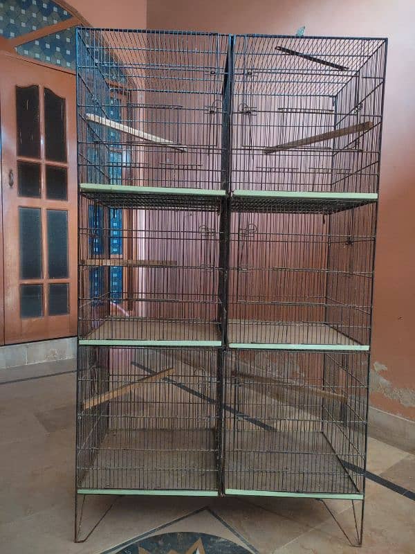 Birds Cage 4.5ft x 3ft in Good condition 0