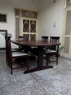 Dining table with 5 chairs