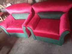 two single sofa