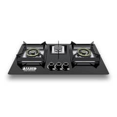 Premium Tempered Glass 3-Burner Built-in Hob | Allied Home Appliances