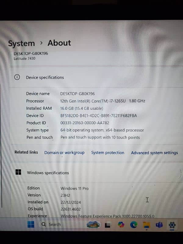 Dell Latitude 7430 2in1 i7 1265u 3