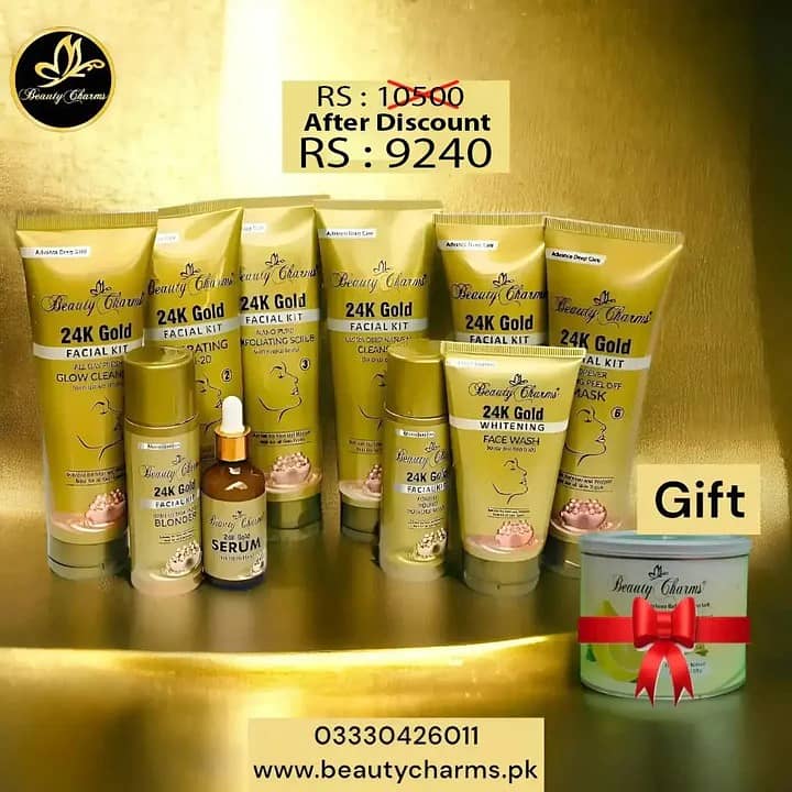 Ladies Formal | Professional 24K Gold Best Whitening Facial Kit 0