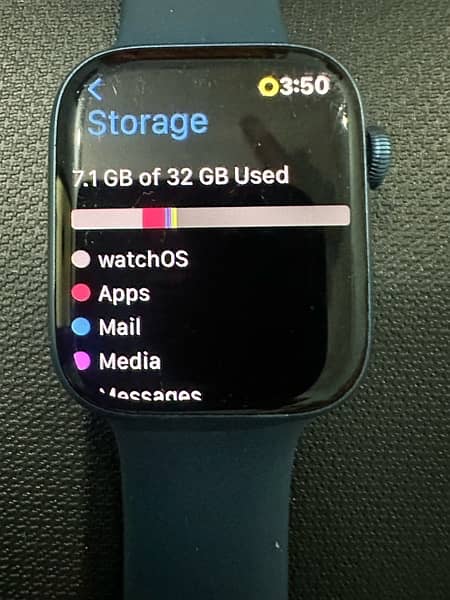 apple watch series 7 45mm Sim+wifi perfect condition 98% health 6