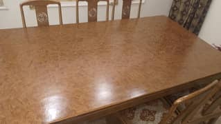 Dining table set with 8 chairs