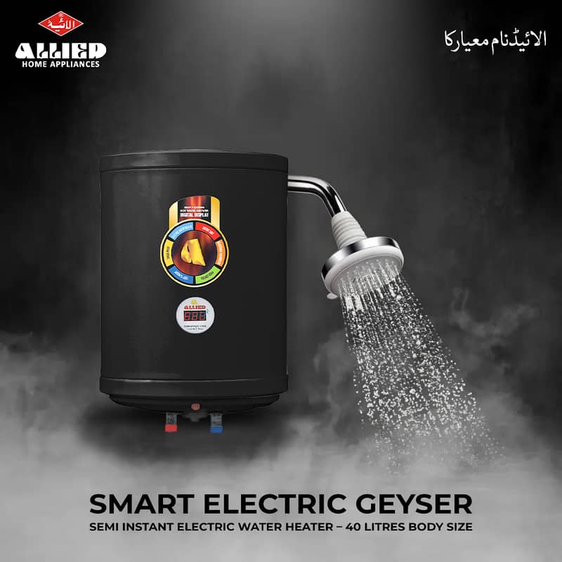 Energy - Efficient Electric Geyser with Digital Display 1