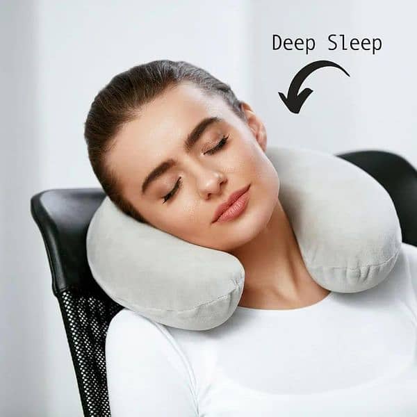 Delivery Free | 1 Pcs Travel Neck Pillow Foam and comfortable 0