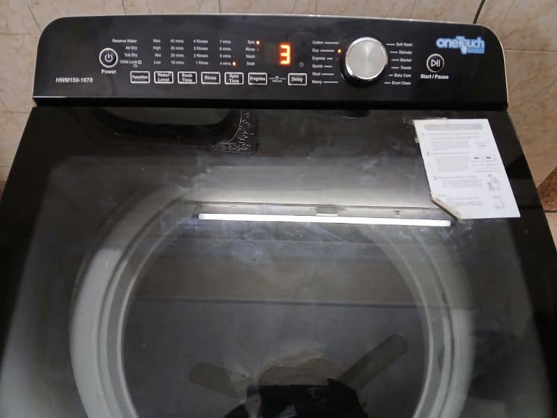 haier 15 kg automatic washing machine 0