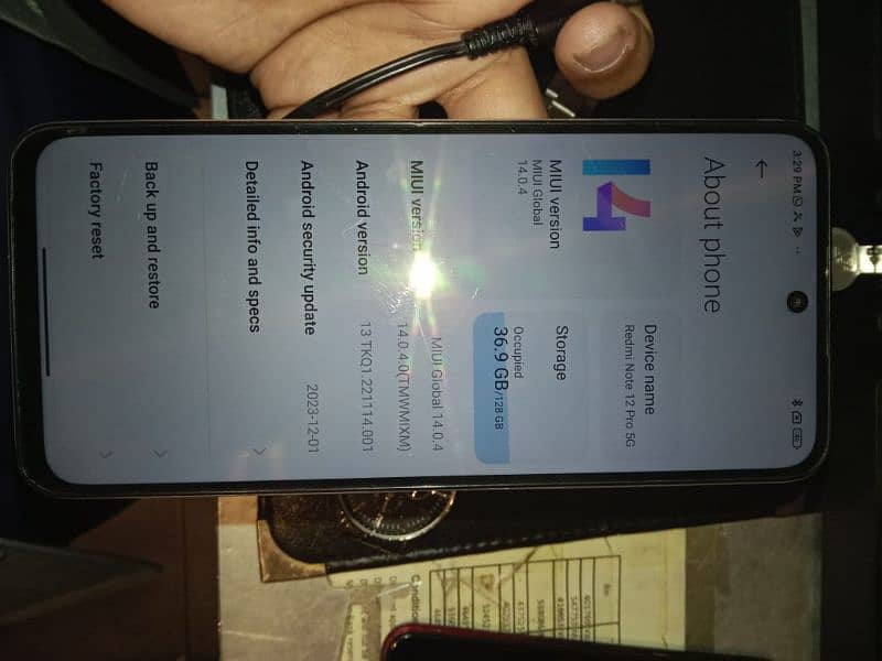 Redmi Note 12 Pro 5G 16/128 Non Pta 0