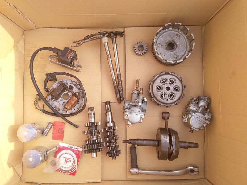 Suzuki 2 Stroke 100cc Shogun Engine Parts 0