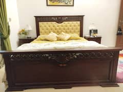 Wooden Bed Set