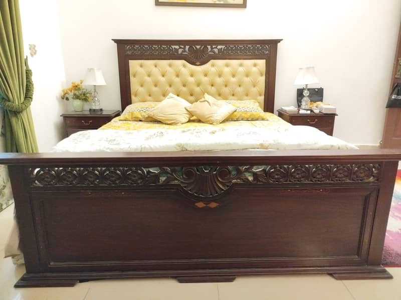 Wooden Bed Set 1