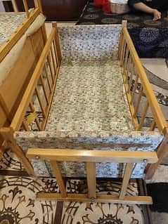 Baby cot | swing cot | Wooden cot | Kids bed | Kids Crib Coat 3