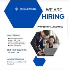 URGENTLY HIRING