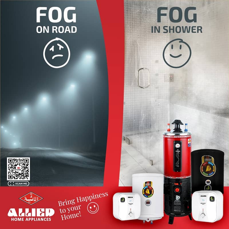 Dual (Gas & Electric Geyser) - Efficient Heating Solution by Alllied 3