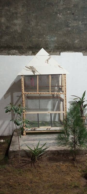 wooden cage for birds 1