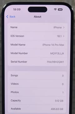 iphone 14 Pro Max 512GB