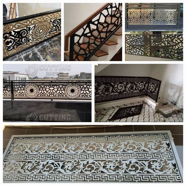 CNC LASER CUTTING GRILL/ Railings/Windows 15