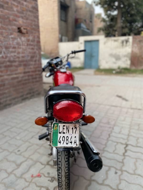 honda 125 2017 model good condition number 03009891494 4