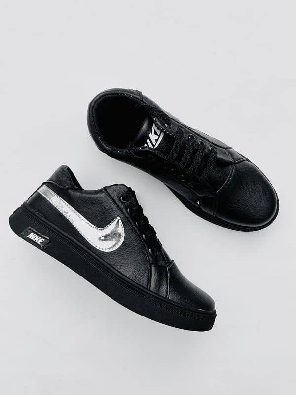 Men's synthetic leather sneakers 2